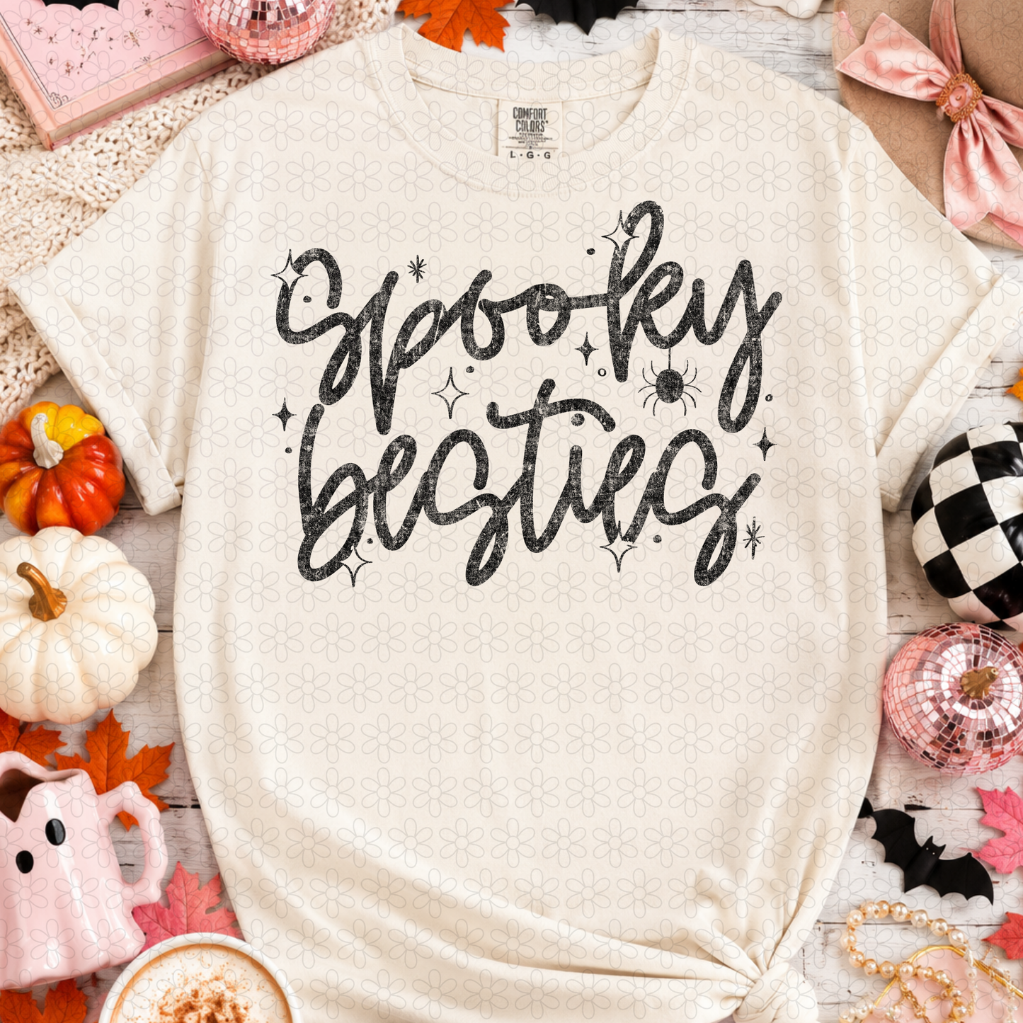 Spooky Besties (Multiple Color Options) Complete Tee
