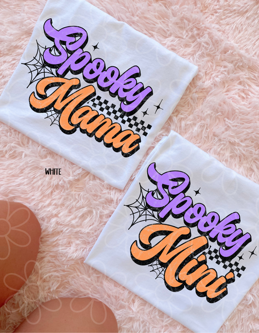 Spooky Mama Completed Tee