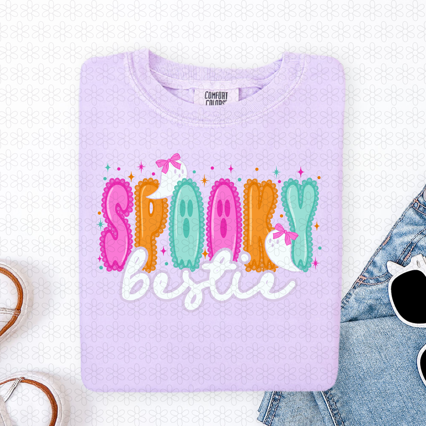 Spooky BESTIE Completed Tee