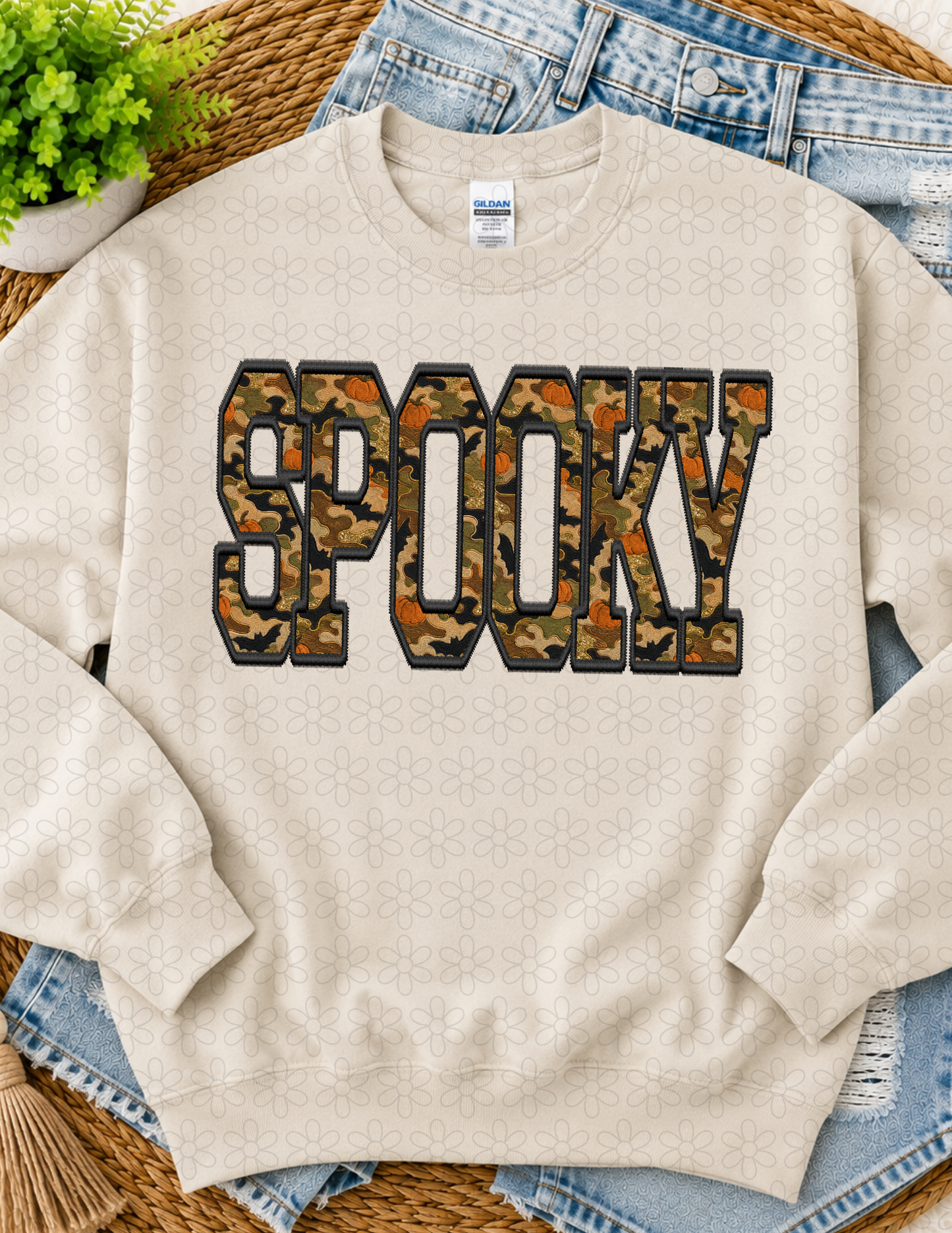 Spooky Camo DTF Transfer