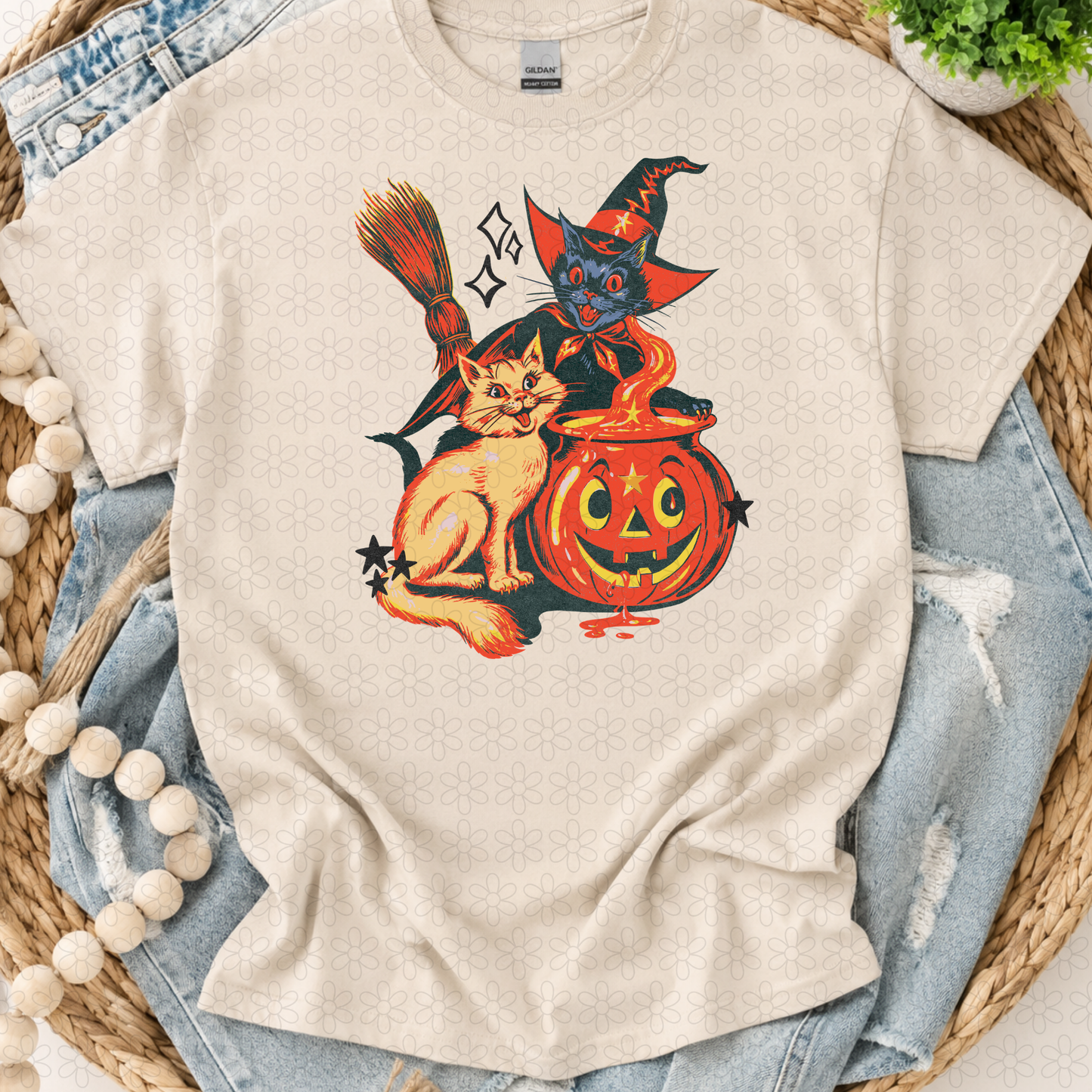 Spooky Cats DTF Transfer