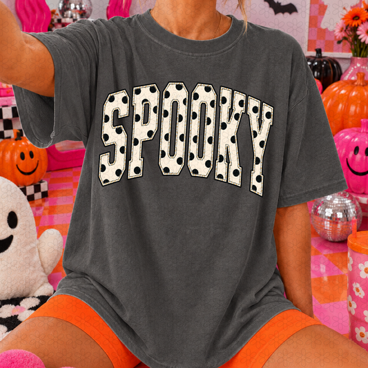Spooky Polka Dot Completed Tee