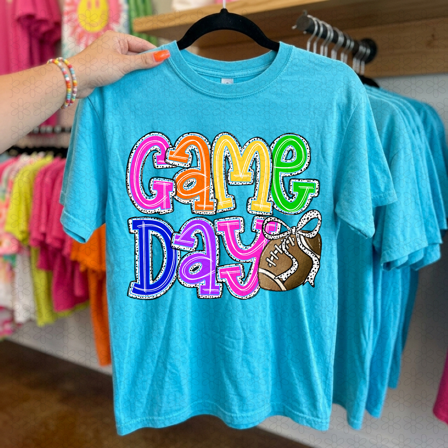 Spotted Football Game Day Completed Tee