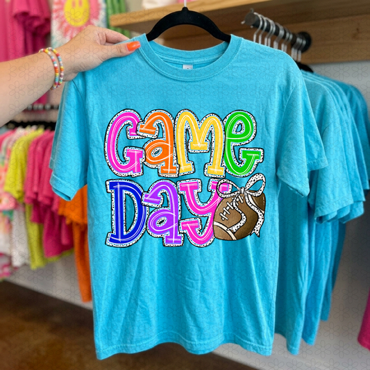 Spotted Football Game Day Completed Tee
