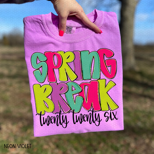 Spring Break 2026 DTF Transfer