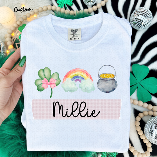 St. Patricks Trio Pink Completed Tee