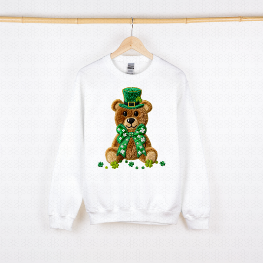 St Patricks Teddy Bear Completed Tee