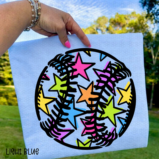 Star Baseball DTF Transfer