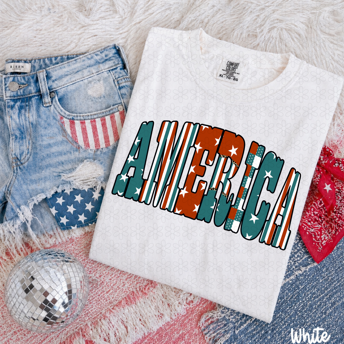 Stars & Stripes (Multiple Options) Completed Tee