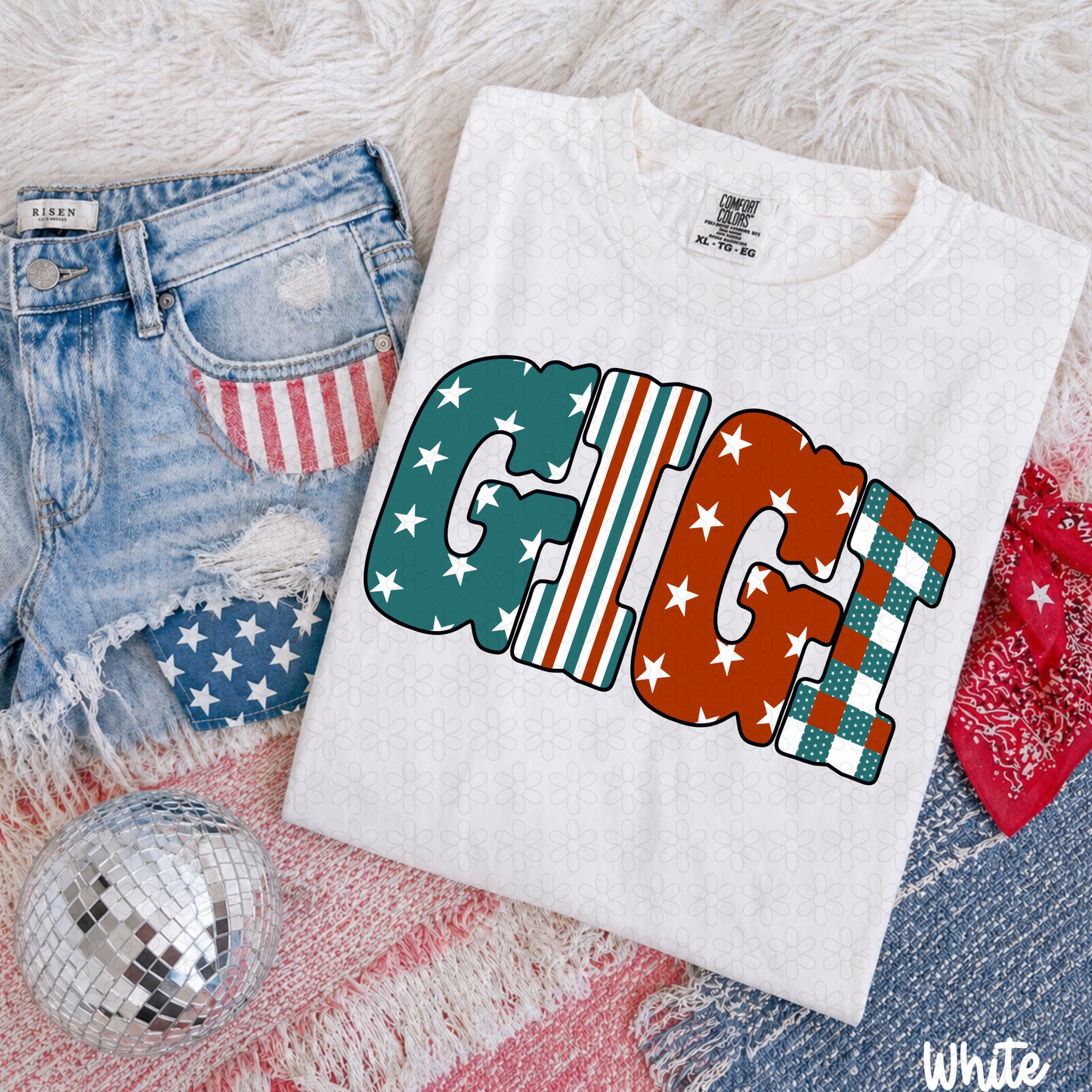 Stars & Stripes (Multiple Options) Completed Tee