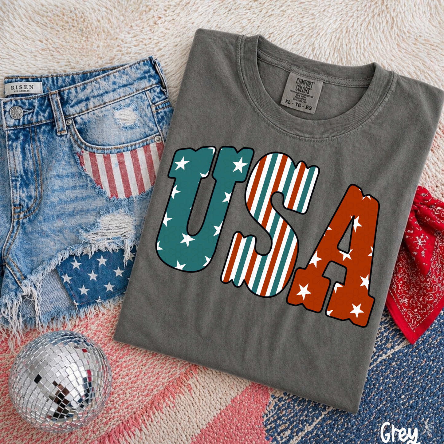 Stars & Stripes (Multiple Options) Completed Tee