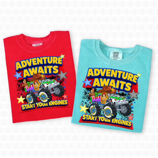 Start Your Engines Story 5 Completed Tee