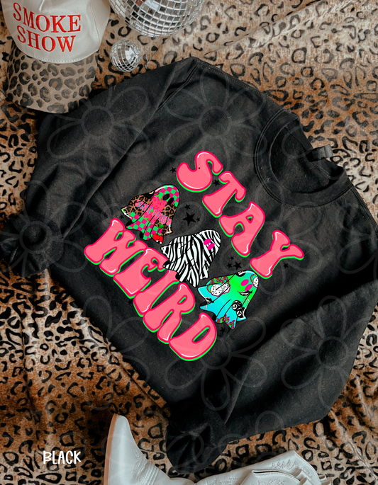 Stay Weird Ghosts Completed Tee