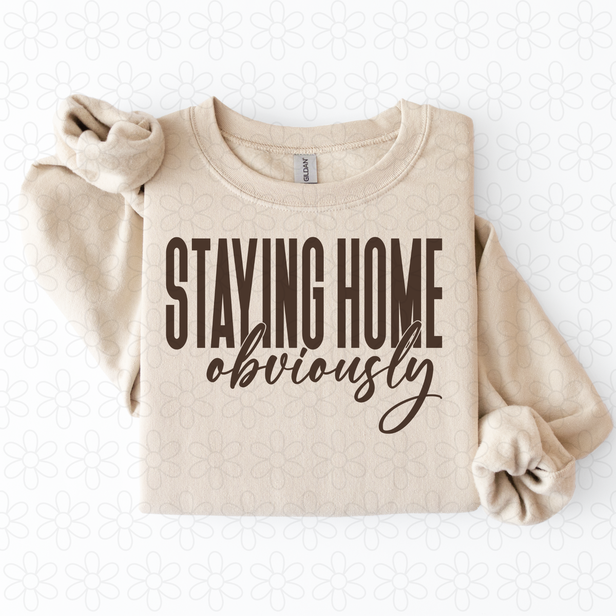 Staying Home Obviously Completed Tee