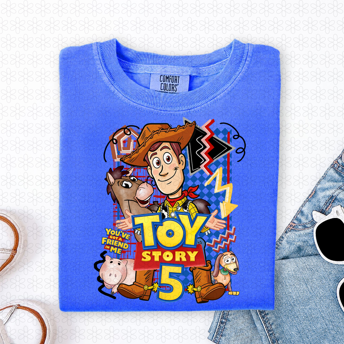 Story 5 Woody Completed Tee