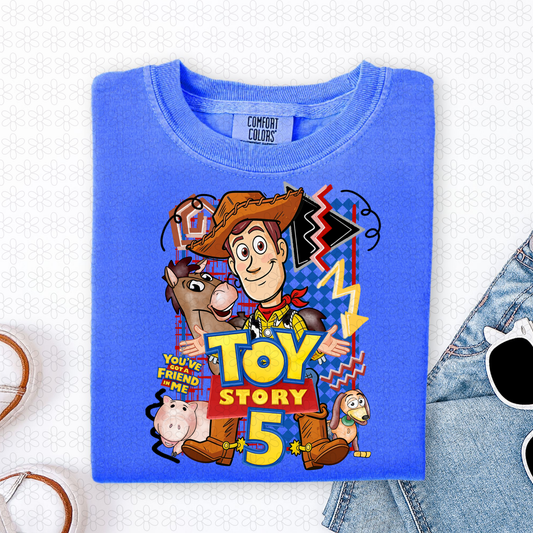 Story 5 Woody Completed Tee