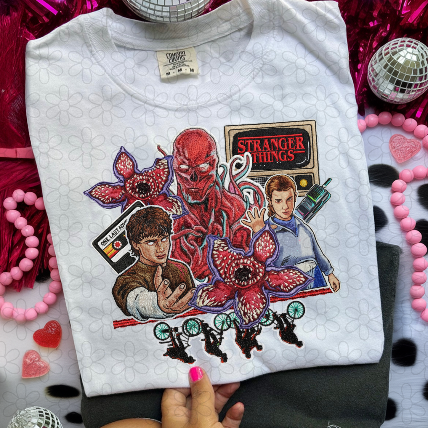 Stranger Things Collage Kids Completed Tee