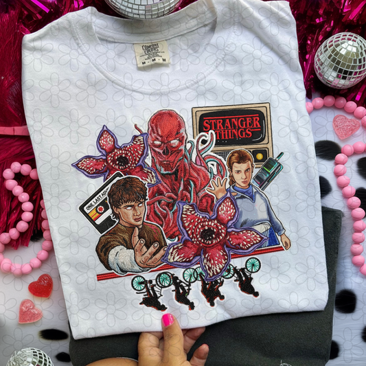 Stranger Things Collage Completed Tee