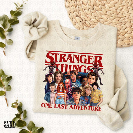 Stranger Things One Last Adventure Completed Tee