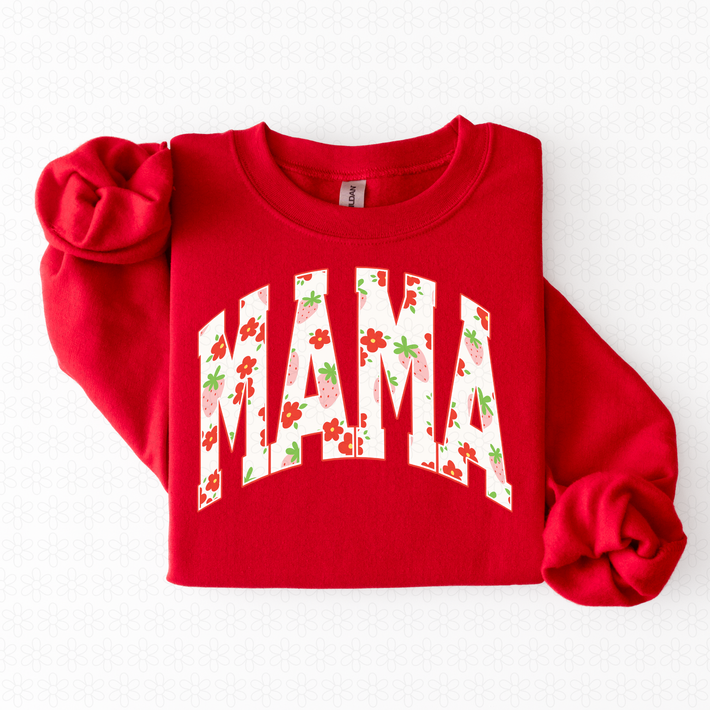 Strawberries Flowers Mama Completed Tee