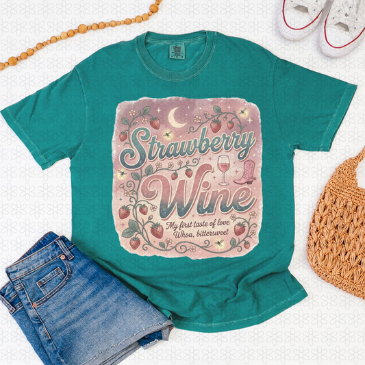 Strawberry Wine Completed Tee