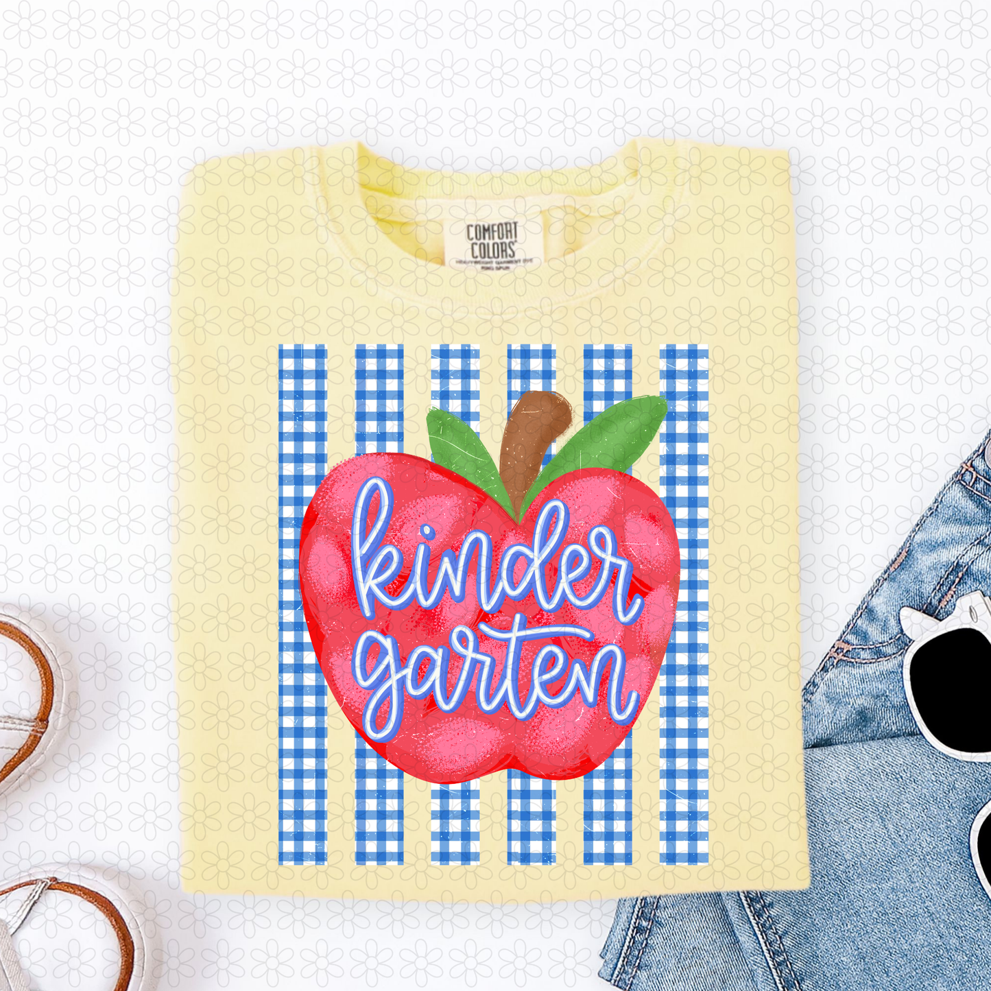 Striped Apple Grades (Multiple Options) Completed Tee
