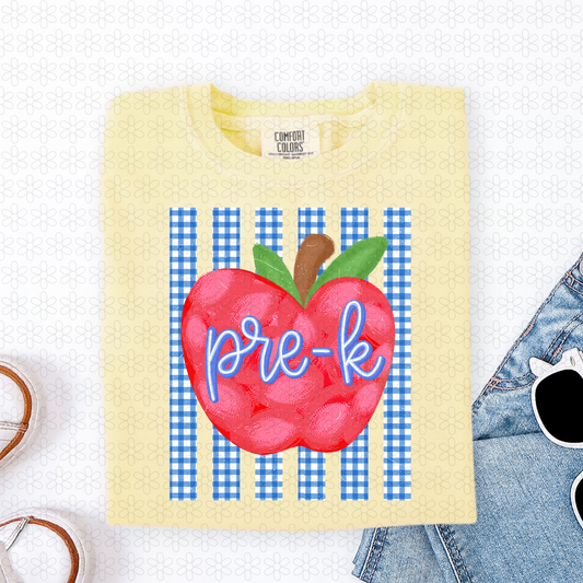 Striped Apple Grades (Multiple Options) Completed Tee