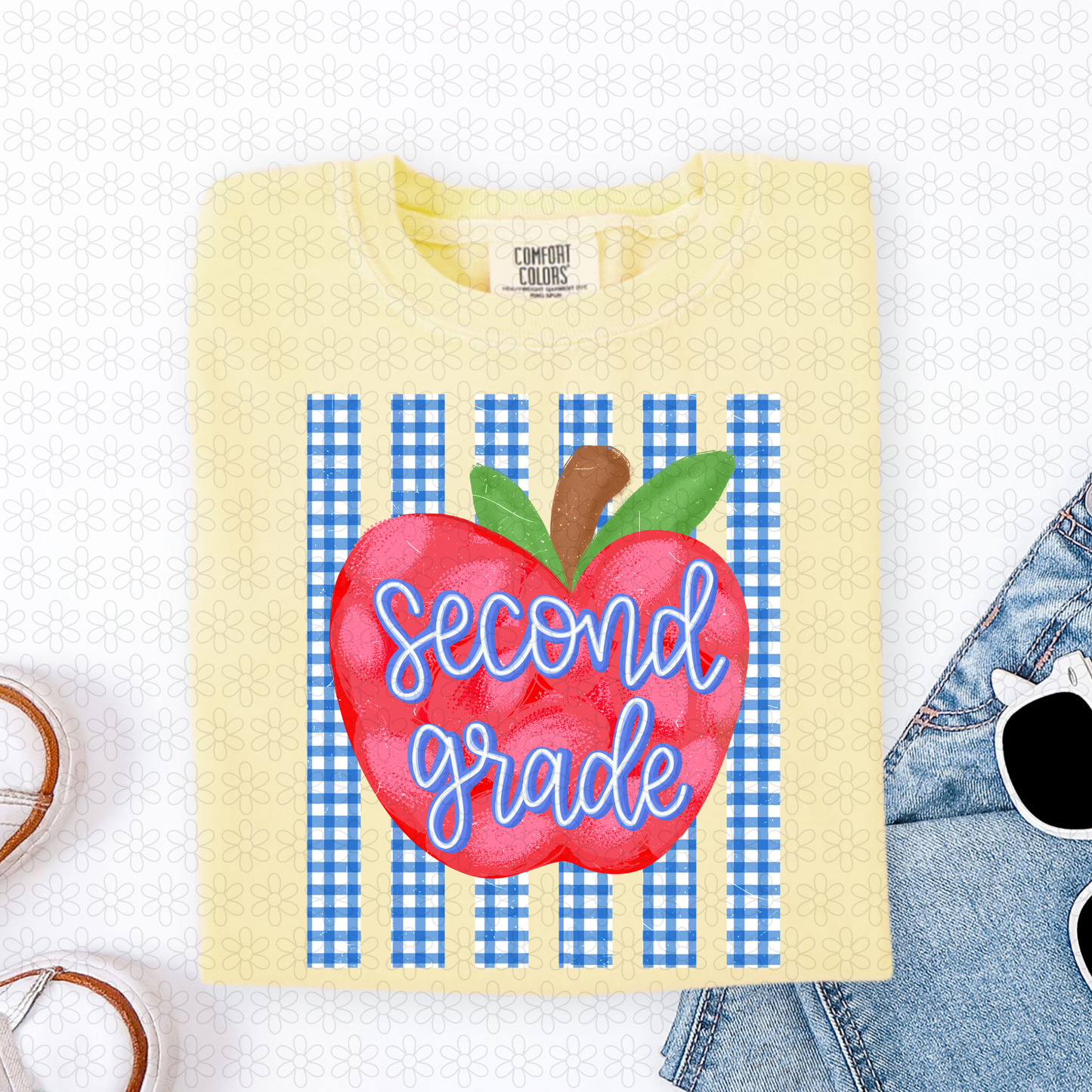 Striped Apple Grades (Multiple Options) Completed Tee