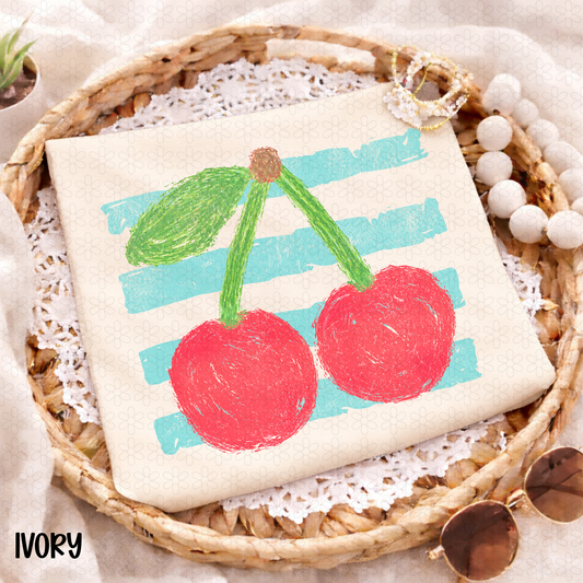 Summer Cherrys Completed Tee