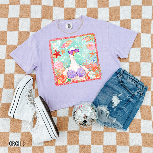 Summer Goose seashells Completed Tee