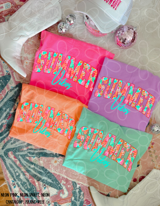 Summer Vibes Completed Tee