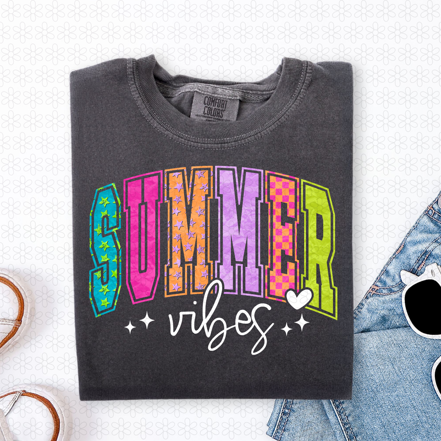 Summer Preppy Font Completed Tee
