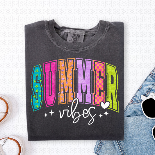 Summer Preppy Font Completed Tee