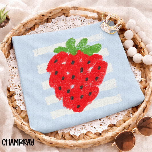 Summer Strawberry (Multiple Color Options) Completed Tee