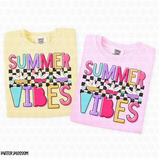 Summer Vibes- Girl Completed Tee