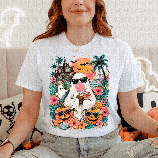 Summerween Ghost Completed Tee