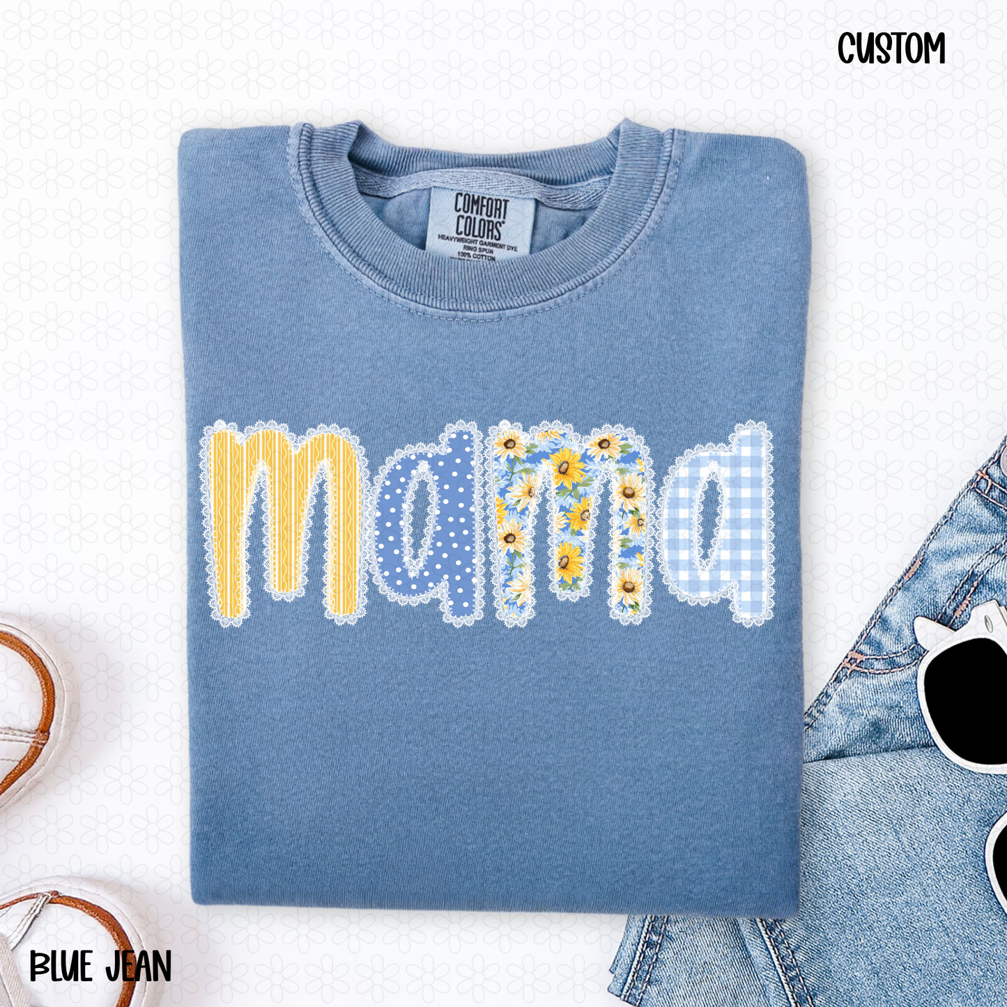 Sunflower Custom Names Completed Tee