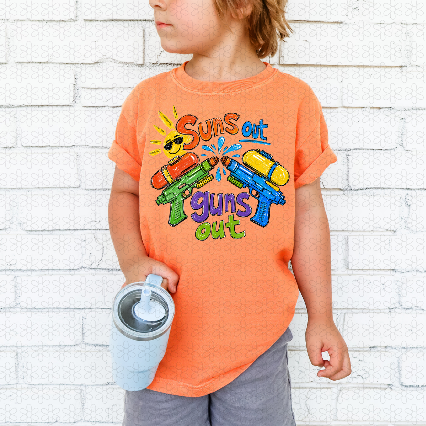 Suns Out Guns Out Completed Tee