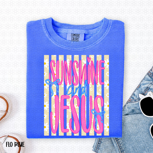 Sunshine and Jesus Completed Tee
