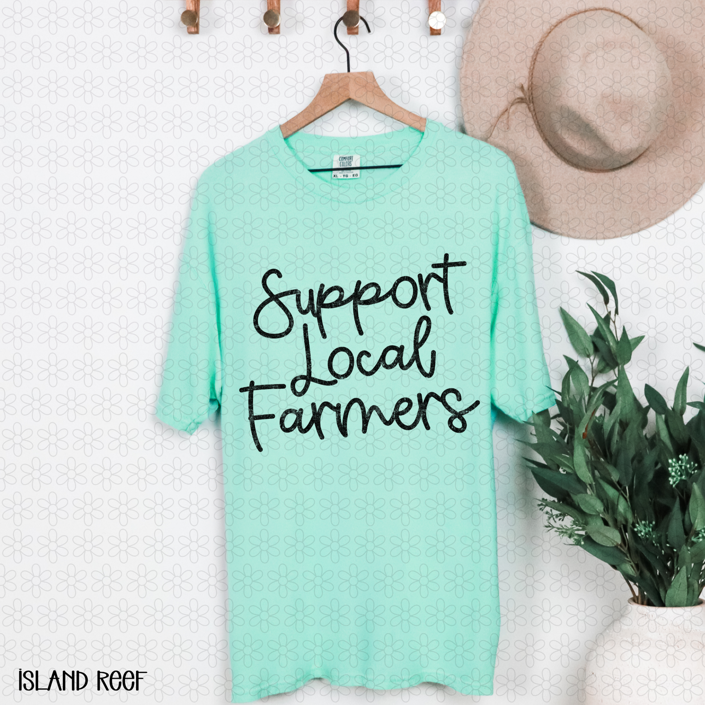 Support Local Farmer- BLACK Completed Tee
