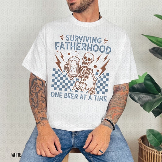 Surviving Fatherhood one beer at a time Completed Tee