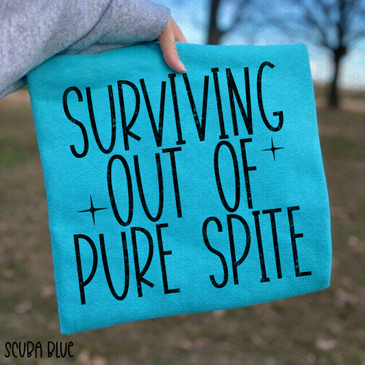 Surviving Out Of Pure Spite Completed Tee