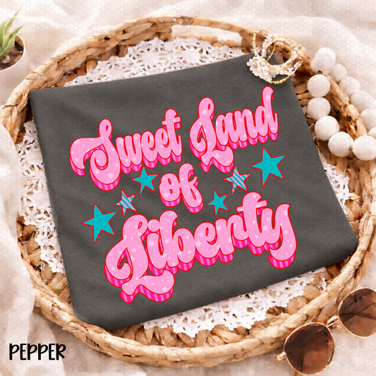 Sweet Land Of Liberty Completed Tee