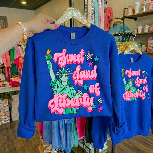 Sweet Land Of liberty Completed Tee