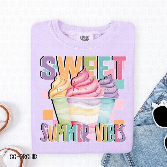Sweet Summer Vibes Completed Tee