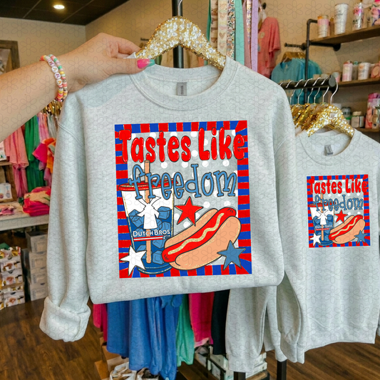 TASTES LIKE FREEDOM (Multiple Options) Completed Tee