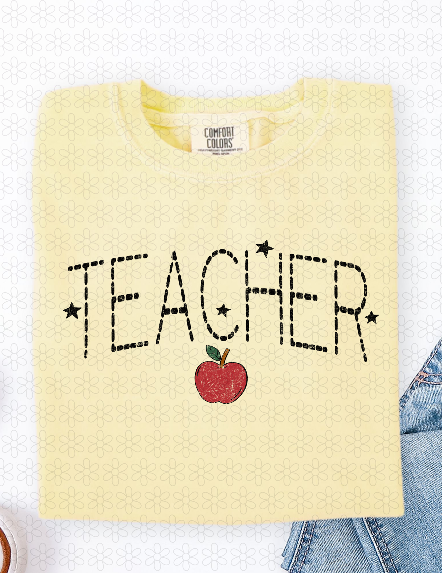 TEACHER APPLE DTF Transfer