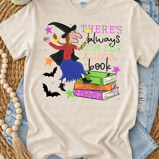THERE'S always ROOM FOR A GOOD book Completed Tee