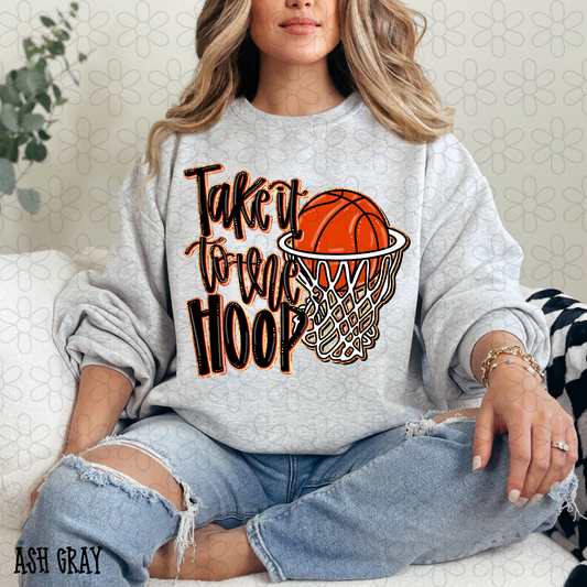 Take It To The Hoop Kids Completed Tee
