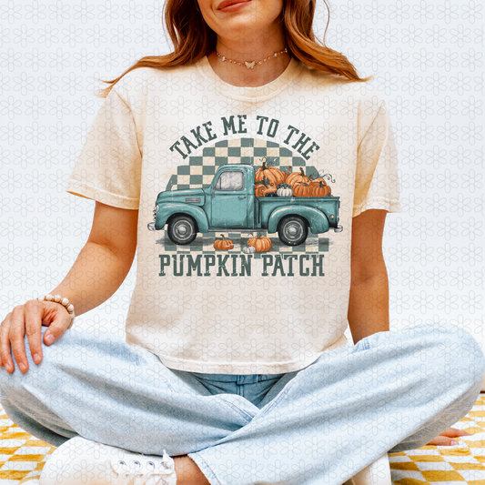 Take Me To The Pumpkin Patch Completed Tee